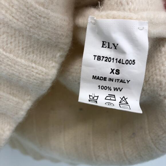 Made in Tomboy Madeintomboy 100% Wool Turtleneck Sweater XS Ely Made in Italy - Picture 6 of 10